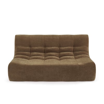 Banquette 2 places en velours JANIS SORELH