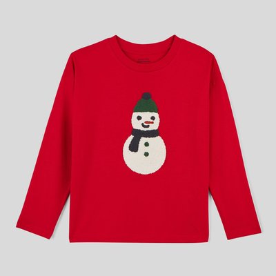 T-Shirt manches longues avec imprimé, en coton BIO MONOPRIX