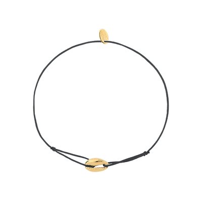 Bracelet cordon mini cauri noir CAROLINE NAJMAN