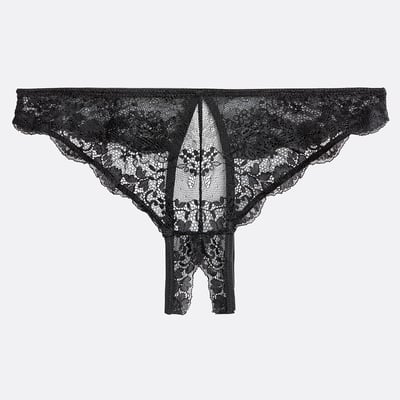 String con spacco in pizzo SUITE PRIVEE
