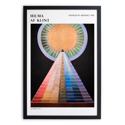 Tableau avec cadre noir 40x30 HILMA 6 REALLY NICE THINGS