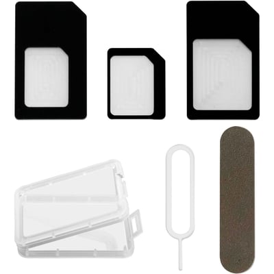 Adaptateur carte SIM Kit adaptateur SIM + Epingle d'ejection ESSENTIEL B