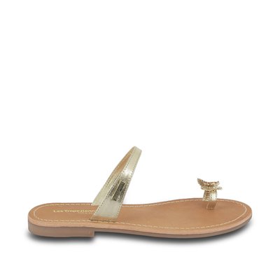 Sandales plates en cuir OFLY LES TROPEZIENNES PAR M BELARBI
