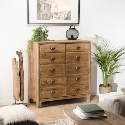 Petit meuble de rangement en bois de pin recyclé DENVER PIER IMPORT