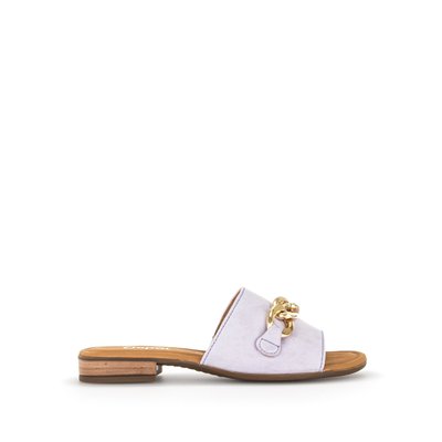 Mules en cuir à talon décroché GABOR