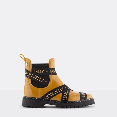 Boots de pluie vegan avec bandes FRANKIE LEMON JELLY