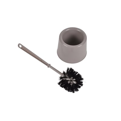 Brosse de toilette plastique bleu paon EDEN
