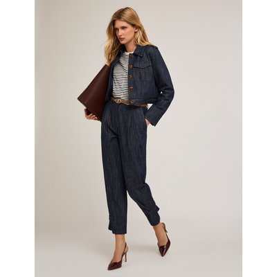 Pantalon en coton effet denim MOTIVI