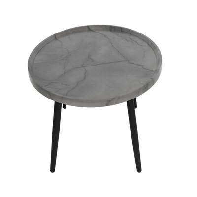 Table basse effet marbre 80 cm, HELSINKI LISA DESIGN