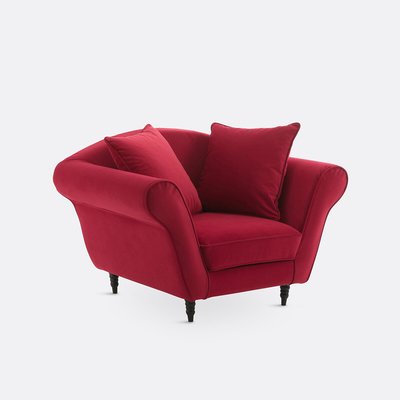 Fauteuil velours, Lipstick SO'HOME