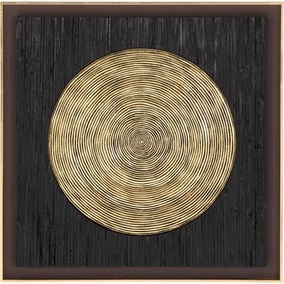 Tableau abstrait en bois, Barling RECOLLECTION