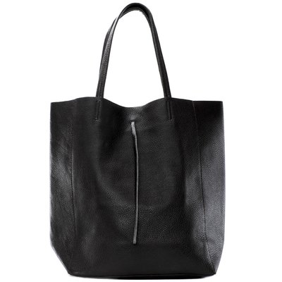 Sac à main cabas en cuir grainé italien NICE OH MY BAG