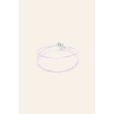 Bague double Éclat - Argent YAY PARIS