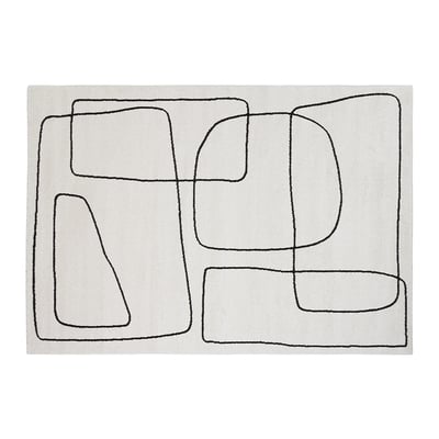 Tapis rectangulaire line art 160 x 230 cm TIANA MILIBOO