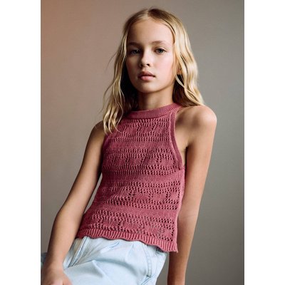 Top maille ajourée coton MANGO KIDS