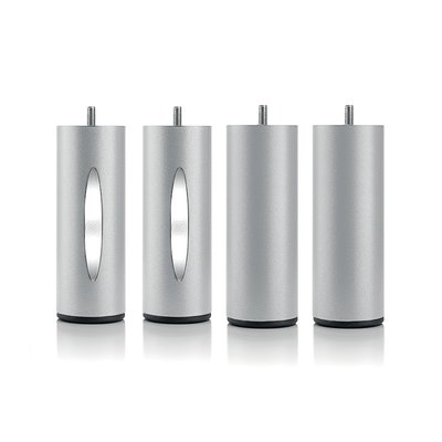 Jeu de pieds de lit cylindriques (2 lumineux + 2 métal ) BELLECOUR
