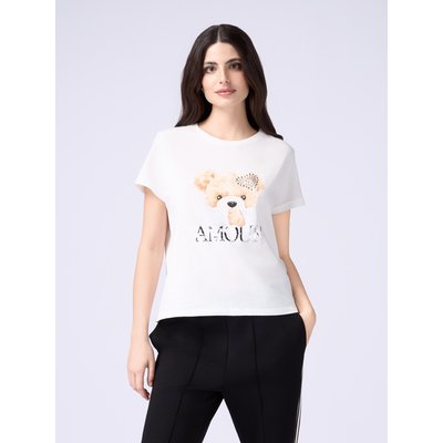 T-shirt réalisée en jersey 100% coton OLTRE