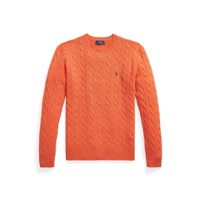  Pull torsadé en laine et cachemire POLO RALPH LAUREN