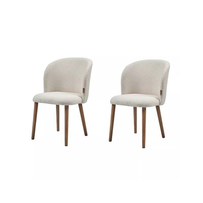 Lot de 2 Chaises de repas en tissu - KAIDA MATHI DESIGN