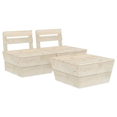 Salon de jardin en palette modulable HOME MAISON