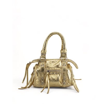 Mini-sac bowling en cuir irisé SANDSTORM NANO OH MY BAG