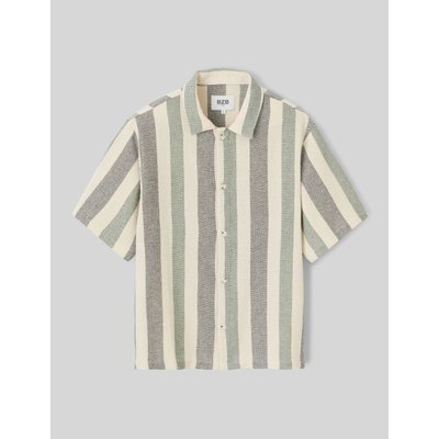 Chemise manches courtes rayée tricot BZB