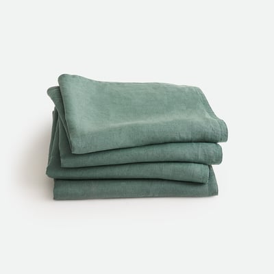 Lot de 4 serviettes de table lin lavé Victorine LA REDOUTE INTERIEURS