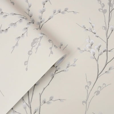 Papier peint Branches de saule Pussy Willow LAURA ASHLEY