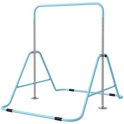 Barre fixe de gymnastique enfant pliable hauteur réglable acier HOMCOM