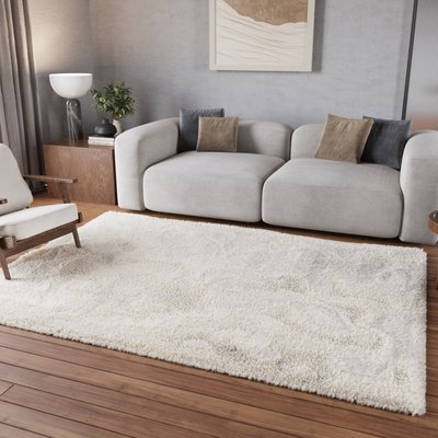 Tapis uni très doux à mèches très hautes et denses , PARMA HOMIE LIVING