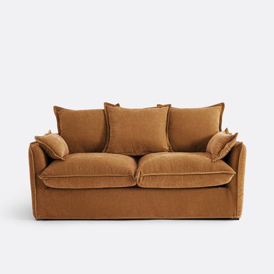 Canapé convertible 14 cm, polyester chiné, Odna LA REDOUTE INTERIEURS