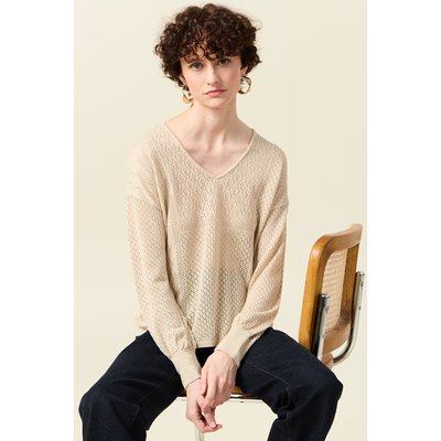 Pull manches longues ajouré BONOBO
