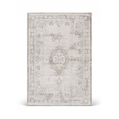 Tapis de salon et chambre tissé plat MEDAILLON NOVATREND