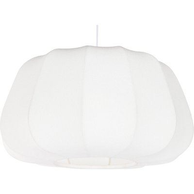 Suspension orientale blanche en polyester et métal pour salon élégant RECOLLECTION