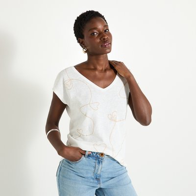 T-shirt col V GRAIN DE MALICE