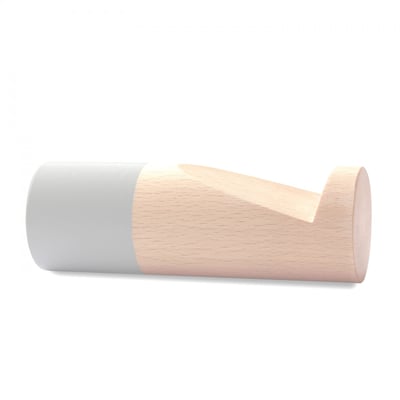 Patère Wook Cylindrique Bicolore Large Diam 40 X 120 mm ARCHIV