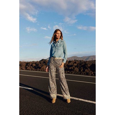 Pantalon large imprimé, PAULINA LA PETITE ETOILE