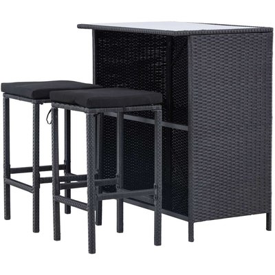 Ensemble bar et 2 tabourets de jardin Knock VENTURE HOME