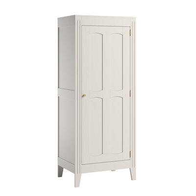 Armoire 1 Porte avec Étagères et Penderie L80.5 x H196.8 cm - Milenne CALICOSY