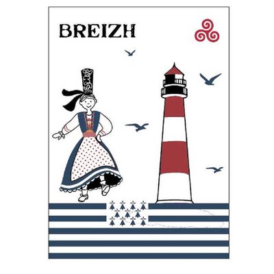 Lot de 2 torchon Bigouden breizh EDEN
