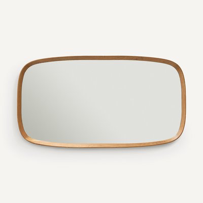Miroir rectangulaire chêne massif, H110cm, Orion AM.PM
