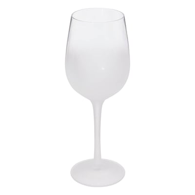 Lot de 6 verres à vin en verre givré 38 cl GIVRE SECRET DE GOURMET