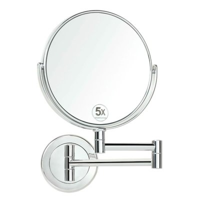 Miroir Grossissant Double Face Rond (x5) sur Bras Extensible WADIGA