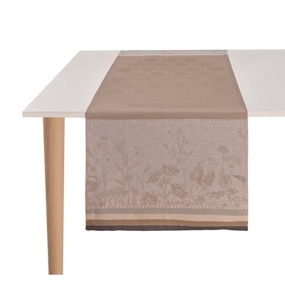 Chemin de table en Lin, INSTANT BUCOLIQUE LE JACQUARD FRANCAIS