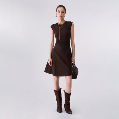 Robe en maille avec détail en dentelle LIU JO