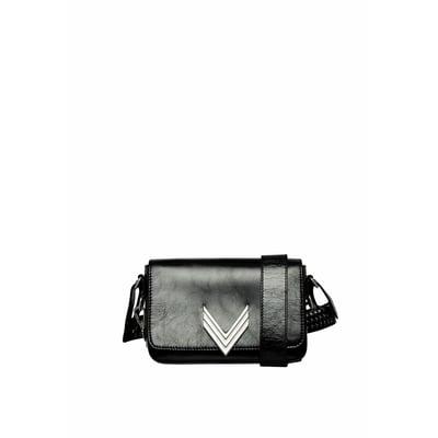 111 Rock Leather Bag with Studded Handle IKKS