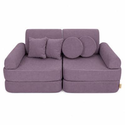 Canapé modulable velours SLIMCORDE MEOW BABY