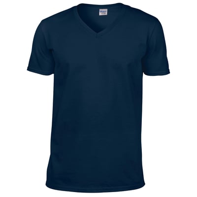 T-shirt manches courtes à col V SOFTSTYLE GILDAN