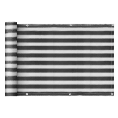 Lot de 2 brise-vue renforcés occultants bicolore rayé OUTSUNNY