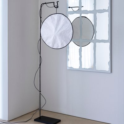 Moon floor lamp in Tyvek® with iron base OTTO STUDIO FOR AM.PM